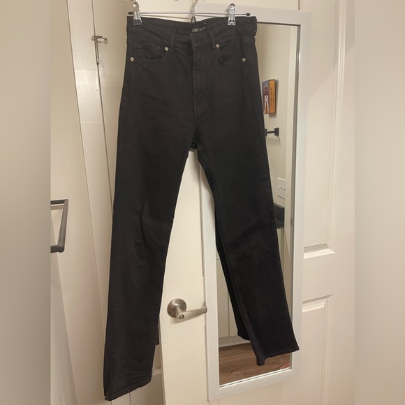 Zara Black boot cut jean - 4 - Picture 1 of 1